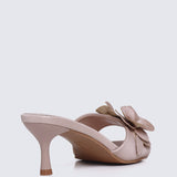 Anneliese Comfy Heels In Nude Pink