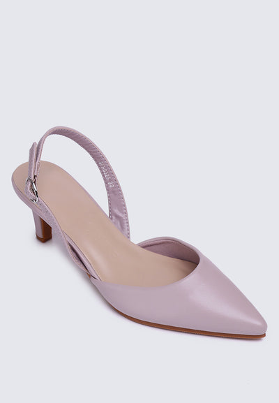 Vicky Comfy Heels In Mauve