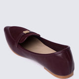 Choco Soufflé Comfy Loafers In Burgundy