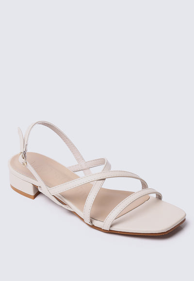 Savannah Comfy Sandals In Beige