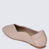 Etta Comfy Ballerina In Nude Pink