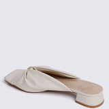Mabelle Comfy Sandals In Almond