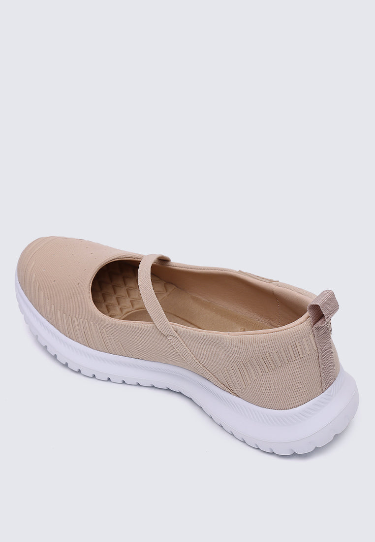 The Easy Comfy Flats In Nude