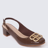 Priya Comfy Heels in Espresso