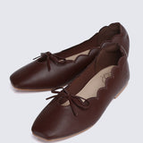 Clarimond Comfy Ballerina In Espresso