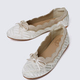 Beatrix Comfy Ballerina In Beige