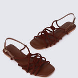 Naomi Comfy Sandals In Brown
