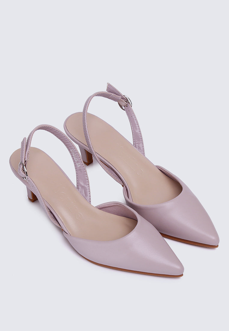 Vicky Comfy Heels In Mauve