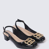 Priya Comfy Heels in Black