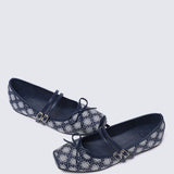 Zahra Comfy Ballerina In Navy