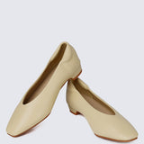 Priscilla Comfy Heels In Butter
