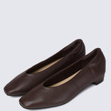 Priscilla Comfy Heels In Espresso