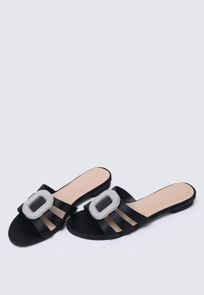 Kaylee Comfy Sandals In Black