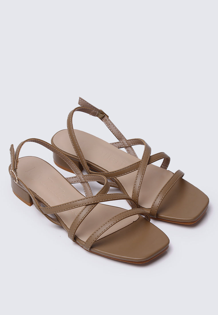 Savannah Comfy Sandals In Taupe
