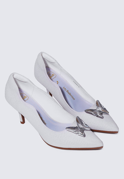 Fairytale Fantasy Comfy Pumps In Platinum
