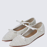 Adelaide Comfy Ballerina In Beige