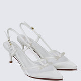 Ottilie Comfy Heels In White