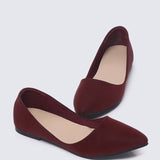Cece 2.0 Comfy Ballerina In Maroon