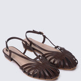 Terra Comfy Sandals In Espresso