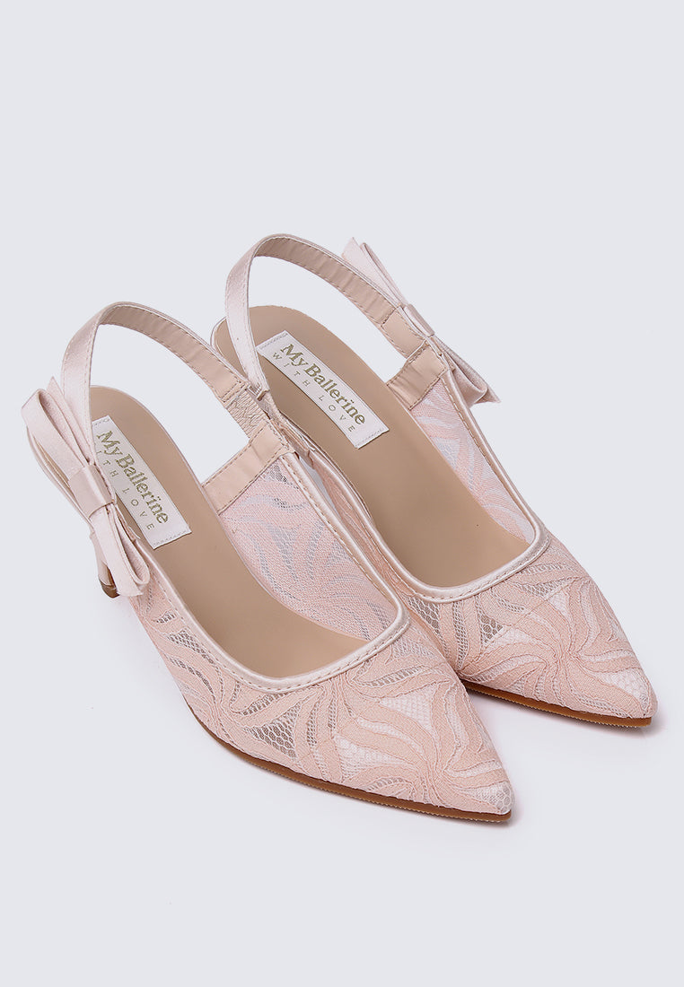 Perry Comfy Heels In Blush