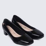 Lucy Ultra WideFit Comfy Heels In Black