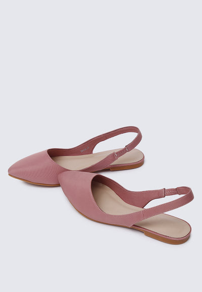 Kate Comfy Ballerina In Dusty Rose