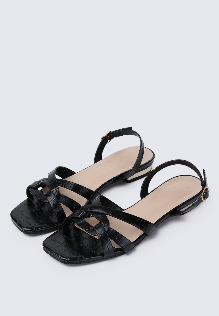 Penny Comfy Sandals In Black