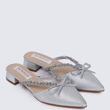 Seraphine Comfy Heels In Silver