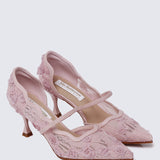 Cristelle Comfy Heels In Pink