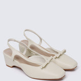 Anya Comfy Heels In Butter