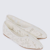 Peony Comfy Ballerina In Beige