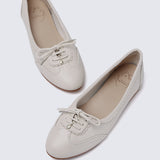 Bellamy Comfy Ballerina In Beige