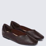 Etta Comfy Ballerina In Espresso