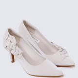 Madeleine Comfy Heels In Beige