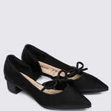 Vivienne Comfy Heels In Black