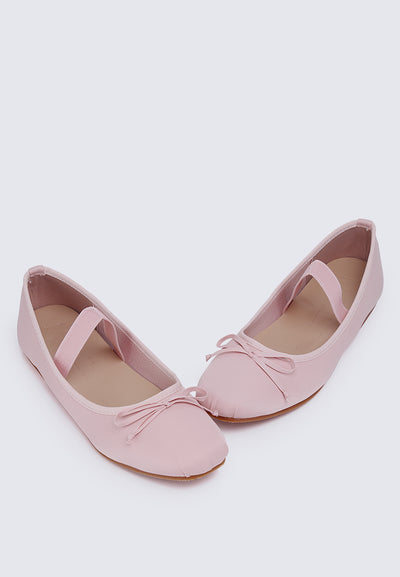 Eleanee Comfy Ballerina In Dusty Pink