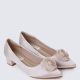 Sereia Comfy Heels In Champagne