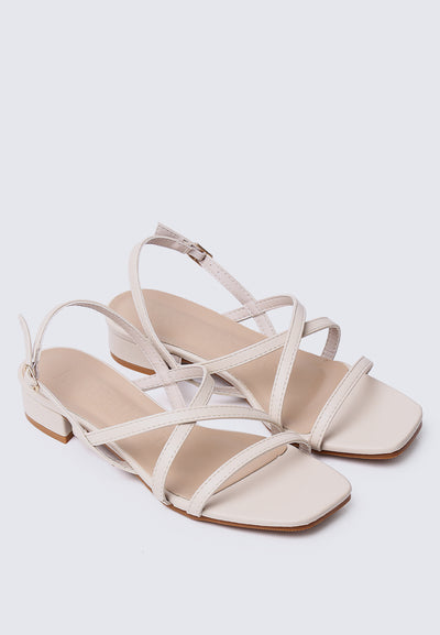 Savannah Comfy Sandals In Beige