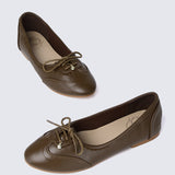 Bellamy Comfy Ballerina In Espresso