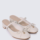 Cocoa Crème Comfy Heels In Beige