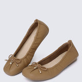 Stella Comfy Ballerina In Brown