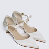 Eloice Comfy Heels In Beige