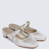 Loue Comfy Heels In Beige