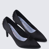 The Carriage Princess Comfy Pumps In Black - myballerine