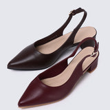 Valerie Comfy Heels In Espresso