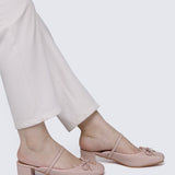 Cocoa Crème Comfy Heels In Nude