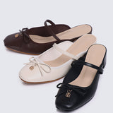 Cocoa Crème Comfy Heels In Black