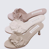 Anneliese Comfy Heels In Beige
