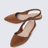 Kate Comfy Ballerina In Brown