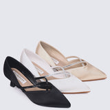 Whitney Comfy Heels In Ivory